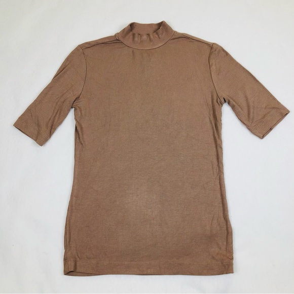 Truth Tops - NWT Truth Women's Short Sleeve Tan Top Sz XS (T1)
